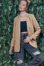 Load image into Gallery viewer, BASIC BLAZER: CAMEL