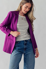 Load image into Gallery viewer, BASIC BLAZER: VIOLET