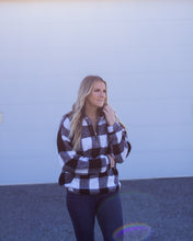Load image into Gallery viewer, Buffalo Plaid Sherpa Pullover