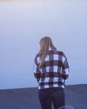 Load image into Gallery viewer, Buffalo Plaid Sherpa Pullover