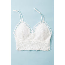 Load image into Gallery viewer, Eyelash Lace Cami Bralette
